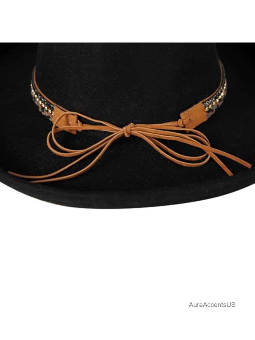 Wool Cowboy Hat Wide Brim Felt Rancher Western - Picture 3 of 6